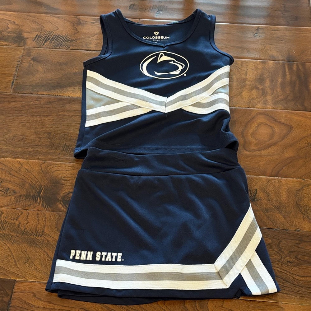 Colosseum Kids Navy and White Cheer Dress